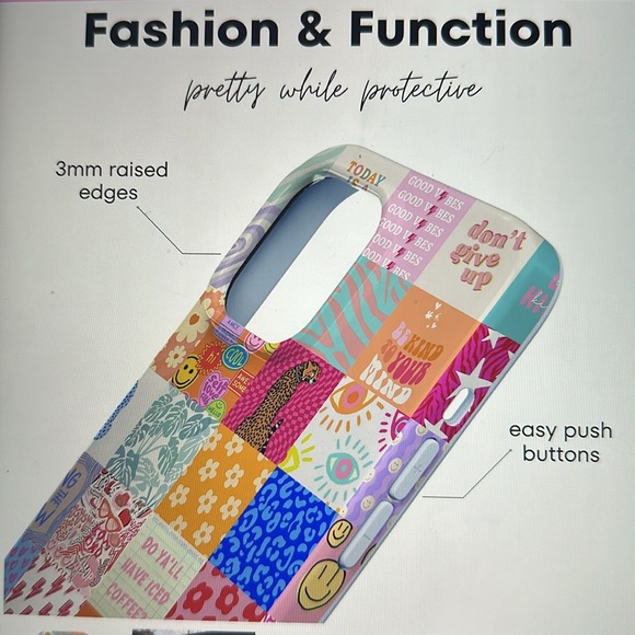 Stardust Preppy Collage MagSafe iPhone 14 Pro Case - Picture 4 of 5